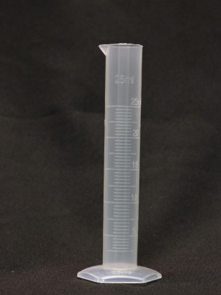 Цилиндр мерный, пластиковый (25 мл.)